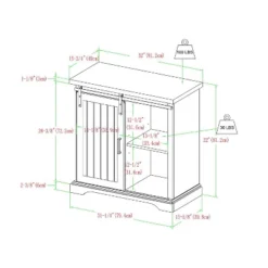Tertia Grooved Sliding Barn Door Transitional Accent Cabinet - Saracina Home 13 Tertia Grooved Sliding Barn Door Transitional Accent Cabinet - Saracina Home -Living Room Furniture Store GUEST 00aea8cc 55a1 4244 853b 3616aab52ddb