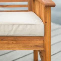 2pk Acacia Wood Patio Chairs With Cushions - Saracina Home 13 2pk Acacia Wood Patio Chairs With Cushions - Saracina Home -Living Room Furniture Store GUEST 01d09d14 4d7c 4a57 92e3 b825012afc48