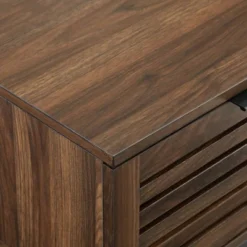 Visconti Boho Slat Pull Down Door Side Table Dark Walnut - Saracina Home 14 Visconti Boho Slat Pull Down Door Side Table Dark Walnut - Saracina Home -Living Room Furniture Store GUEST 03c8c9bc 6506 48cb b6c6 140bd7002610