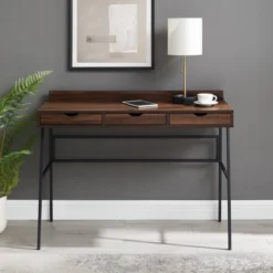 3 Drawer Angled Writing Desk With Cord Management Slots - Saracina Home 10 3 Drawer Angled Writing Desk With Cord Management Slots - Saracina Home -Living Room Furniture Store GUEST 06bb3358 af42 4279 a7be 5dd6778051e1