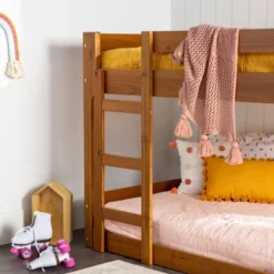 Twin Over Twin Indy Contemporary Solid Wood Bunk Bed - Saracina Home -Living Room Furniture Store GUEST 07231f3d 38f3 4175 a6a4 25ad0a9c9bd6