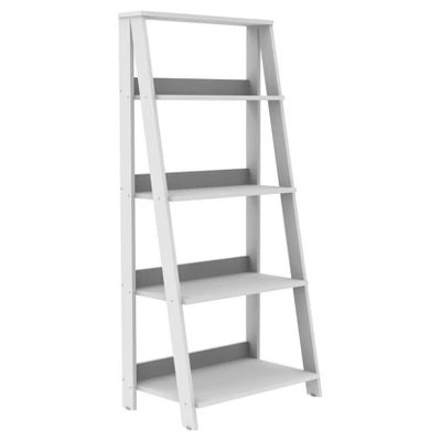 55" Thatcher Transitional Wood 4 Shelf Ladder Bookshelf - Saracina Home 11 55" Thatcher Transitional Wood 4 Shelf Ladder Bookshelf - Saracina Home - Image 11