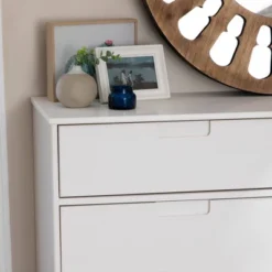 Mid-Century Modern Groove Wood 6 Drawer Dresser - Saracina Home -Living Room Furniture Store GUEST 09189a25 a52f 4f7e 8d7c e7918ddf26d1