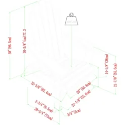 Genovia Transitional Acacia Wood Outdoor Adirondack Chair With Wine Holder - Saracina Home 33 Genovia Transitional Acacia Wood Outdoor Adirondack Chair With Wine Holder - Saracina Home -Living Room Furniture Store GUEST 0aef4d95 bfe2 4097 8093 beae1f8df5dc