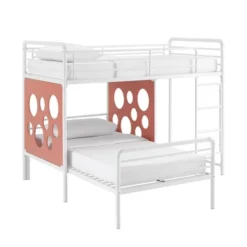 Twin Modern Cut-Out L-Shaped Metal Bunk Bed - Saracina Home -Living Room Furniture Store GUEST 0b6c5706 4a46 4bd7 a0fc de6c2680dbc2