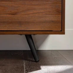 2 Door Mid-Century Modern Wood Storage TV Stand For TVs Up To 80" - Saracina Home -Living Room Furniture Store GUEST 0e4fdc3f f934 43f3 8755 649cf8a49bb2