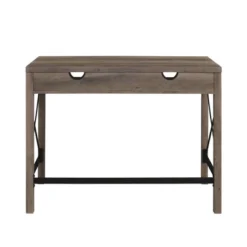 Sophie Modern Farmhouse X Frame Writing Desk With Cubbies Gray Wash - Saracina Home -Living Room Furniture Store GUEST 0f9d7a74 255c 456b 8f66 4217a01fc3e4