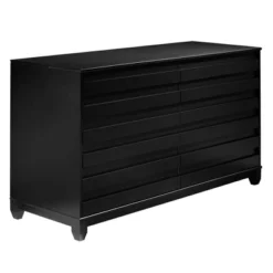 Ilya Solid Wood Modern Panel Front 6 Drawer Dresser - Saracina Home -Living Room Furniture Store GUEST 0ff1363c de24 4f47 a563 ea255a3e95ba