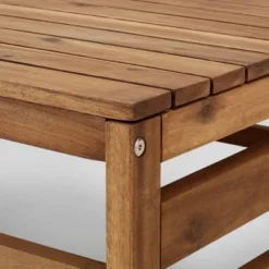 Outdoor Acacia Wood Slatted Coffee Table - Saracina Home -Living Room Furniture Store GUEST 104528dc c7f4 4946 aca4 7f830d87356f