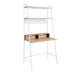 36" Writing Desk With Open Storage Ladder Bookshelf - Saracina Home 23 36" Writing Desk With Open Storage Ladder Bookshelf - Saracina Home -Living Room Furniture Store GUEST 108fd04d 734b 4161 811d 43686b237442
