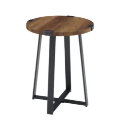 Wrightson Urban Industrial Faux Wrap Leg Round Side Table - Saracina Home 25 Wrightson Urban Industrial Faux Wrap Leg Round Side Table - Saracina Home -Living Room Furniture Store GUEST 10a274df fdc1 4838 a26b e97de3166e26