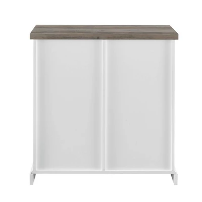 Tertia Modern Transitional Accent Cabinet With Sliding Plank Door - Saracina Home 5 Tertia Modern Transitional Accent Cabinet With Sliding Plank Door - Saracina Home - Image 5