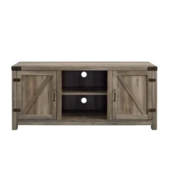Clarabelle Farmhouse Barn Door TV Stand For TVs Up To 60" - Saracina Home -Living Room Furniture Store GUEST 15bbb820 ddfd 4d52 b9c3 2103c5804e67