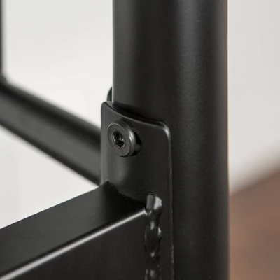 Twin Analise Metal Low Loft Bed With Desk And Storage Black - Saracina Home 3 Twin Analise Metal Low Loft Bed With Desk And Storage Black - Saracina Home - Image 3