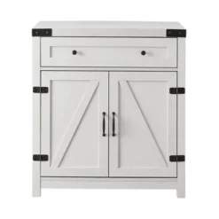 Clarabelle Rustic Farmhouse Barn Door Accent Cabinet - Saracina Home -Living Room Furniture Store GUEST 181f52d7 3c67 4ef6 8039 c755776d93dd