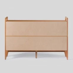 Mid-Century Modern Solid Wood Paneled 6 Drawer Dresser - Saracina Home 16 Mid-Century Modern Solid Wood Paneled 6 Drawer Dresser - Saracina Home -Living Room Furniture Store GUEST 19a4426e 2b8a 46eb b618 4463c8133a73