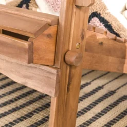 Genovia Transitional Acacia Wood Outdoor Adirondack Chair - Saracina Home -Living Room Furniture Store GUEST 19fc9df4 e5a7 4c6d 8723 33d6427de8d9