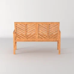 Slatted Chevron Acacia Wood Patio Loveseat – Saracina Home 22 Slatted Chevron Acacia Wood Patio Loveseat – Saracina Home -Living Room Furniture Store GUEST 1d339d35 688f 4639 9f62 b78ea6757dcf