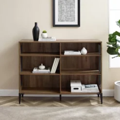 40.25" Grevaldi Urban Industrial Mesh Side Horizontal Bookshelf - Saracina Home 9 40.25" Grevaldi Urban Industrial Mesh Side Horizontal Bookshelf - Saracina Home -Living Room Furniture Store GUEST 2005e907 ab27 41ba b2e2 b4036b491364