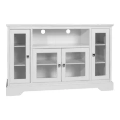 Glass Door Traditional Highboy TV Stand For TVs Up To 58" - Saracina Home 10 Glass Door Traditional Highboy TV Stand For TVs Up To 58" - Saracina Home -Living Room Furniture Store GUEST 20444c99 6ff6 457c 8b8f 5a083fc3ba5d