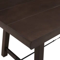 71" Tanya Modern Farmhouse Metal Stretcher Dining Table Dark Brown Oak - Saracina Home 7 71" Tanya Modern Farmhouse Metal Stretcher Dining Table Dark Brown Oak - Saracina Home -Living Room Furniture Store GUEST 208d8bf4 5a81 407c b74e 903a2fb0c33f