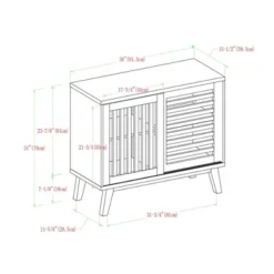 Visconti Mid-Century Modern Sliding Slat Door TV Stand For TVs Up To 40" - Saracina Home 9 Visconti Mid-Century Modern Sliding Slat Door TV Stand For TVs Up To 40" - Saracina Home -Living Room Furniture Store GUEST 27b85acf f3ef 4d5b 9750 257684889cc4