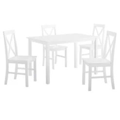 5pc Contemporary Transitional Dining Set - Saracina Home -Living Room Furniture Store GUEST 27f24c47 9f39 4f8c a4f8 8c7ec995c44a