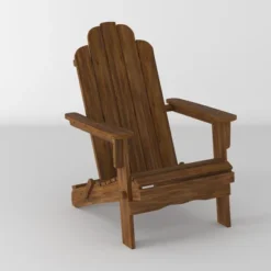 Genovia Transitional Acacia Wood Outdoor Adirondack Chair - Saracina Home -Living Room Furniture Store GUEST 299633eb becc 4a92 a06c f15a450cdf1e