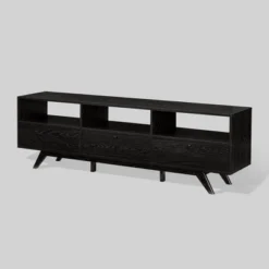 Mid-Century Modern Low TV Stand With Storage For TVs Up To 80" - Saracina Home -Living Room Furniture Store GUEST 29d524b7 609e 41b9 bb86 2325379081e7