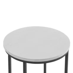 Vivian Glam X Leg Round Side Table - Saracina Home -Living Room Furniture Store GUEST 2a9d589b 51b6 4a91 a201 0ea1365388f6
