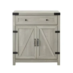 Clarabelle Rustic Farmhouse Barn Door Accent Cabinet - Saracina Home -Living Room Furniture Store GUEST 2ac8529d d256 4c72 a650 90512fa4f111