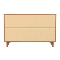 Mid-Century Modern Groove Wood 6 Drawer Dresser - Saracina Home -Living Room Furniture Store GUEST 2d7f1595 bb06 4f69 bbcf f8f3efce41a8