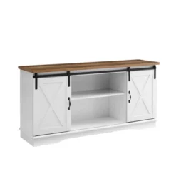 Modern Transitional Sliding Barndoor TV Stand For TVs Up To 65"- Saracina Home 36 Modern Transitional Sliding Barndoor TV Stand For TVs Up To 65"- Saracina Home -Living Room Furniture Store GUEST 2f913d69 9569 41d2 aad7 830c710cc2a8