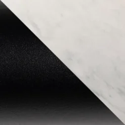 Modern Minimalist Intersecting Tripod Leg Side Table Black/Faux White Marble - Saracina Home -Living Room Furniture Store GUEST 3051060c d482 4ce4 97d9 7d6b3a1de4ce