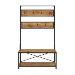 72" Urban Farmhouse Mixed Material Hall Tree - Saracina Home 10 72" Urban Farmhouse Mixed Material Hall Tree - Saracina Home -Living Room Furniture Store GUEST 30767d66 ac6a 4b67 8933 8b1b57a87774