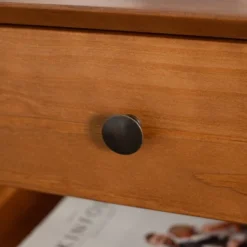 Greenberg 1 Drawer Mid-Century Modern Solid Wood Nightstand - Saracina Home -Living Room Furniture Store GUEST 32d65046 0b5a 4b0e 8442 377c764fbe19