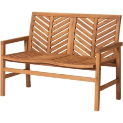 Slatted Chevron Acacia Wood Patio Loveseat – Saracina Home 23 Slatted Chevron Acacia Wood Patio Loveseat – Saracina Home -Living Room Furniture Store GUEST 33873c7b bfaa 4d03 aac2 a9add91abdf4