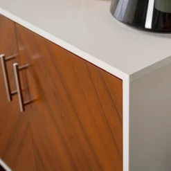 Angelo Modern Bookmatch 4 Door Sideboard - Saracina Home -Living Room Furniture Store GUEST 363e2683 50a0 4d0c a43e 78662e2c4588