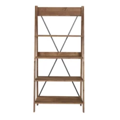 68.25" Boho 4 Tier Solid Wood Ladder Bookshelf Plant Stand - Saracina Home -Living Room Furniture Store GUEST 376e28ef 825f 4cd2 b1a0 45d7202a0ce0