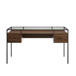 Lamvia Contemporary 2 Tier Glass Top Desk - Saracina Home 9 Lamvia Contemporary 2 Tier Glass Top Desk - Saracina Home -Living Room Furniture Store GUEST 3b3bf1ec 533f 40ff b8e9 31a732728310