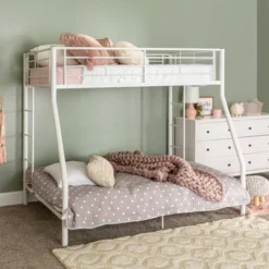 Twin Over Full Analise Metal Bunk Bed - Saracina Home -Living Room Furniture Store GUEST 3b4b372b ab8c 45e1 a508 6eaeaa1b3a49