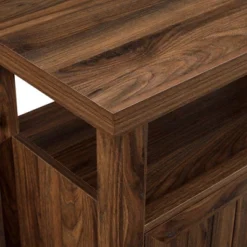 Modern Farmhouse Highboy Double Grooved Door TV Stand For TVs Up To 65" - Saracina Home -Living Room Furniture Store GUEST 3c199502 4b52 4e2f a511 b159f28ffe41