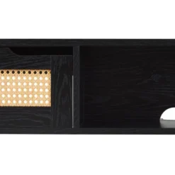 Modern Boho Floating TV Stand For TVs Up To 65" With Rattan Doors - Saracina Home -Living Room Furniture Store GUEST 3f514002 3be2 4af5 9948 88532339756b