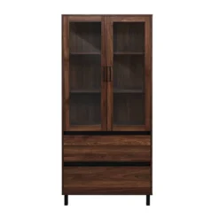 68" Glass Door Storage Hutch With Drawers - Saracina Home 10 68" Glass Door Storage Hutch With Drawers - Saracina Home -Living Room Furniture Store GUEST 4107d99b ca0a 4c81 93d8 e403efb6f200