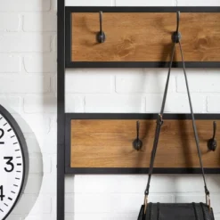 72" Urban Farmhouse Mixed Material Hall Tree - Saracina Home 13 72" Urban Farmhouse Mixed Material Hall Tree - Saracina Home -Living Room Furniture Store GUEST 413f92c3 0806 4495 b89f b8bd41a5b37e