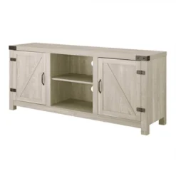 Clarabelle Farmhouse Barn Door TV Stand For TVs Up To 60" - Saracina Home -Living Room Furniture Store GUEST 421cdefc 3364 4555 93ca 07c85b1824b0