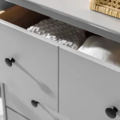 Stiva Classic Mid-Century Modern Horizontal 6 Drawer Dresser - Saracina Home -Living Room Furniture Store GUEST 46803b4c e968 4605 bdde 601ebd27d0e0