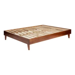 Alice Mid-Century Solid Wood Platform Bed - Saracina Home -Living Room Furniture Store GUEST 47044696 b525 4109 b155 a304e76da639