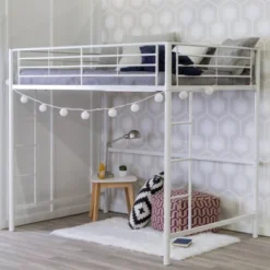 Full Size Metal Platform Loft Bed - Saracina Home -Living Room Furniture Store GUEST 482f1739 3b20 472e ad03 d2aa9ffb79ba