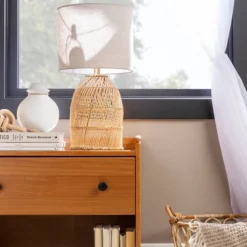 Katie Transitional Tray Top 1 Drawer Solid Wood Nightstand Caramel - Saracina Home -Living Room Furniture Store GUEST 48f01043 30ed 430d a558 53c065c059c6